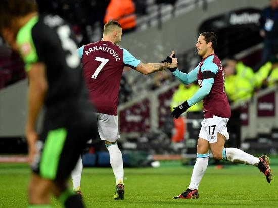 Javier Hernandez ends goal drought to preserve West Ham’s unbeaten run