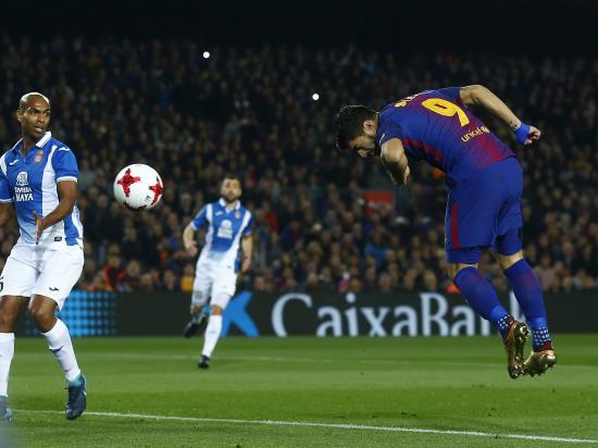 Barcelona 2 - 0 Espanyol: Philippe Coutinho makes debut as Barcelona reach semi-finals of Copa del Rey