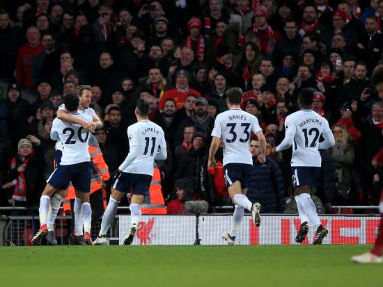 Liverpool 2-2 Tottenham Hotspur: Harry Kane makes the most of his second chance as Liverpool and Tottenham draw