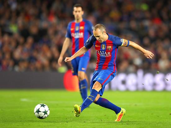 Barcelona suffer Andres Iniesta blow but take giant stride towards LaLiga title