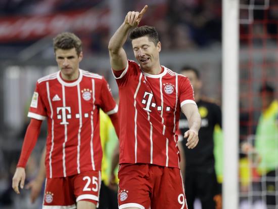 Bayern Munich 6 - 0 Borussia Dortmund: Robert Lewandowski scores hat-trick as Dortmund are hit for six