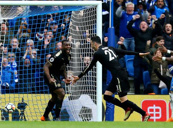 Leicester leave it late to see off Brighton
