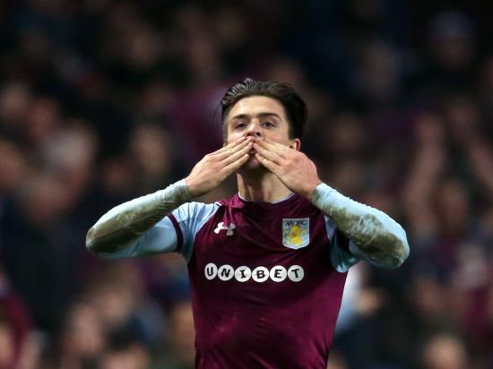 Bruce praises Grealish after late goal sinks Cardiff