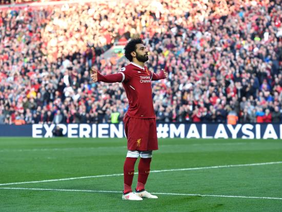 Klopp hails Liverpool’s attacking threat as Salah nets 40th goal of the season