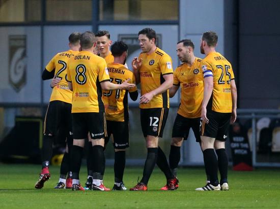 Accrington’s title party on hold as Newport win