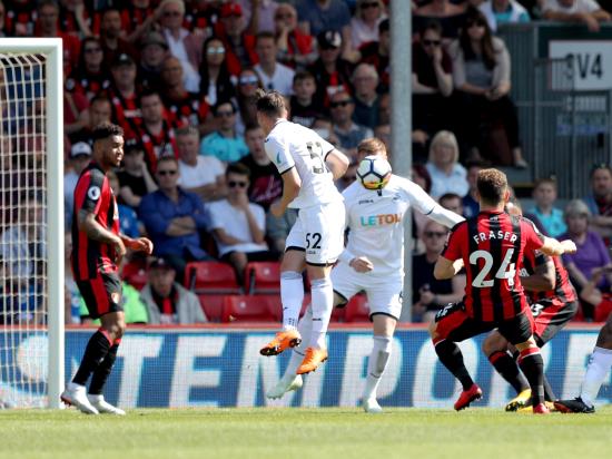 Swansea remain deep in relegation mix as Ryan Fraser goal earns Bournemouth win