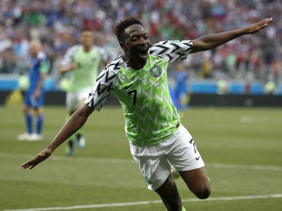 Ahmed Musa at the double as Nigeria beat Iceland