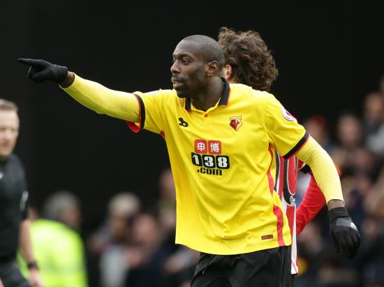 Watford’s Stefano Okaka fit to face Crystal Palace