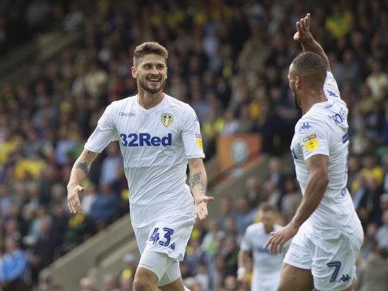 Leeds regain top spot after commanding win over Norwich