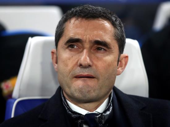 I’m not happy with the goals we let in, says Barca boss Valverde after 8-2 win