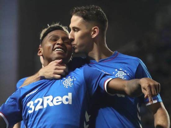 Rangers canter to last four of Betfred Cup despite Morelos blow