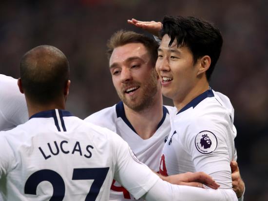 Spurs smash Bournemouth and move up to second in Premier League