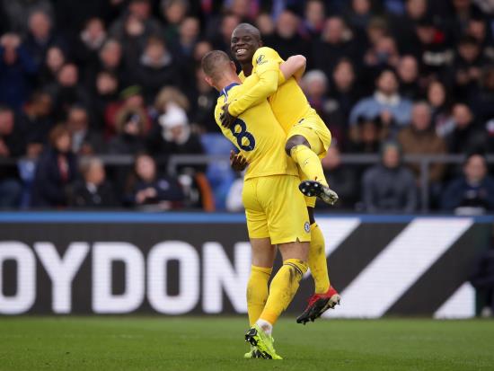 Kante fires Chelsea to victory at Crystal Palace