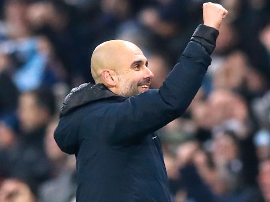 Manchester City boss Pep Guardiola says the title race is back on