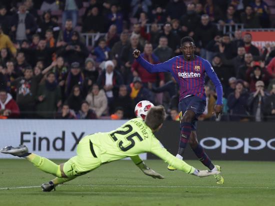 Dembele at the double as Barcelona advance to Copa Del Rey quarter-finals