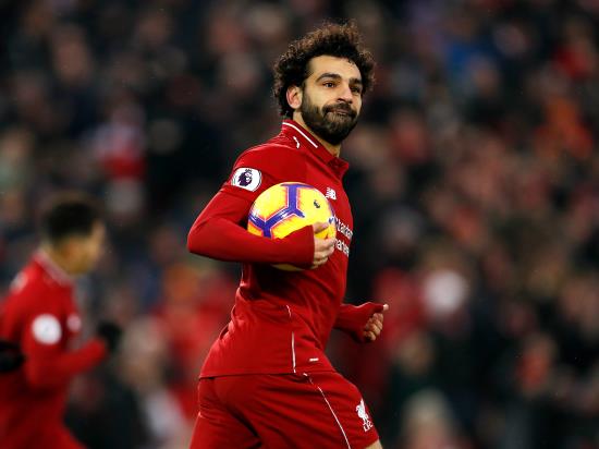 Salah strikes twice in seven-goal thriller at Anfield