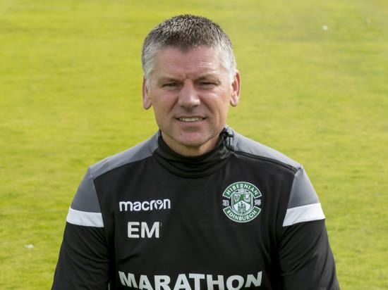 Stand-in Hibs boss Eddie May refuses to be drawn on Neil Lennon absence