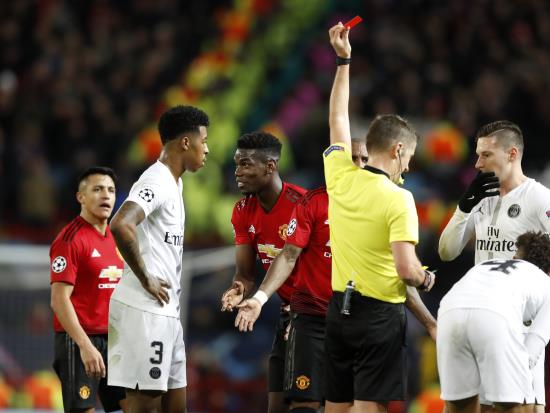 Manchester United beaten by PSG as Solskjaer tastes first defeat