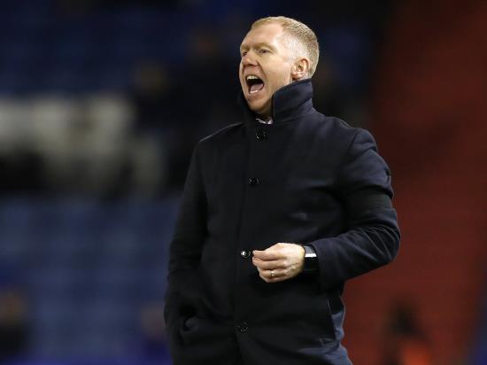 No new worries for Paul Scholes ahead of Oldham’s encounter with Stevenage