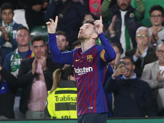 Valverde admits Messi’s brilliance transcends rivalries after Betis ovation