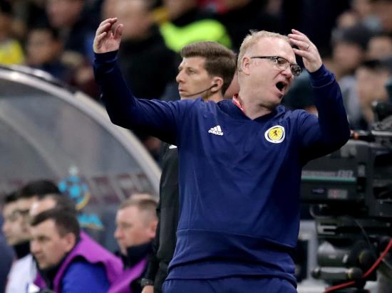 Scotland players are only human – McLeish