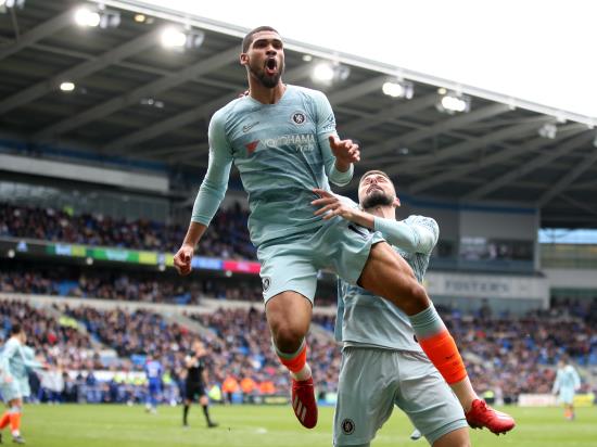 Chelsea edge past Cardiff after controversial late comeback