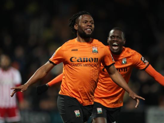 Shaquile Coulthirst bags brace as Barnet beat 10-man Eastleigh