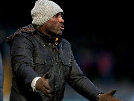 Sol Campbell reflects on a ‘difficult’ week for Macclesfield