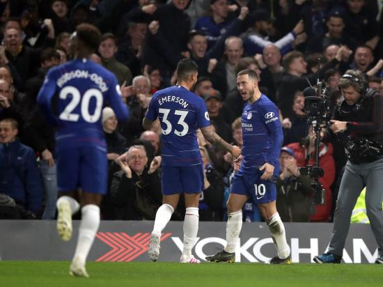 Hazard underlines worth with magical display as Chelsea go third