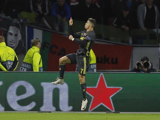 Ronaldo nets 125th Champions League goal as Juve draw at Ajax