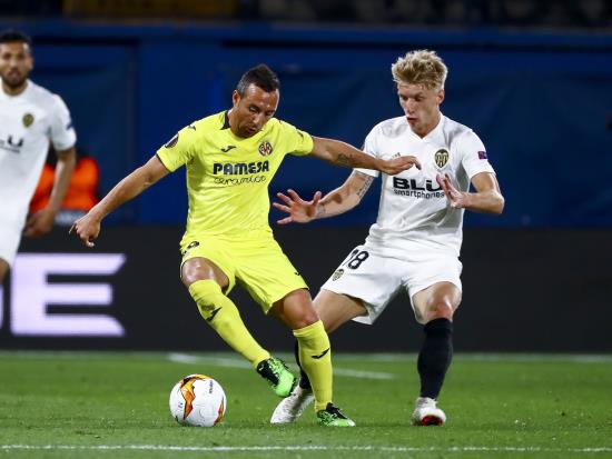 Valencia score two late goals to take command of Villarreal tie