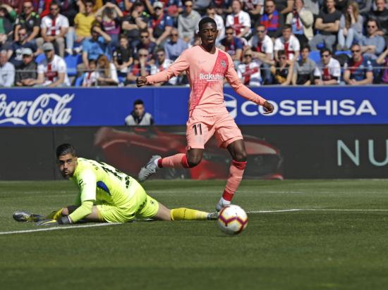 Barca boss Valverde happy with changes despite draw at lowly Huesca