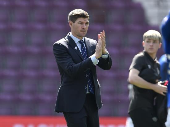 Rangers boss Gerrard delighted with buoyant Defoe