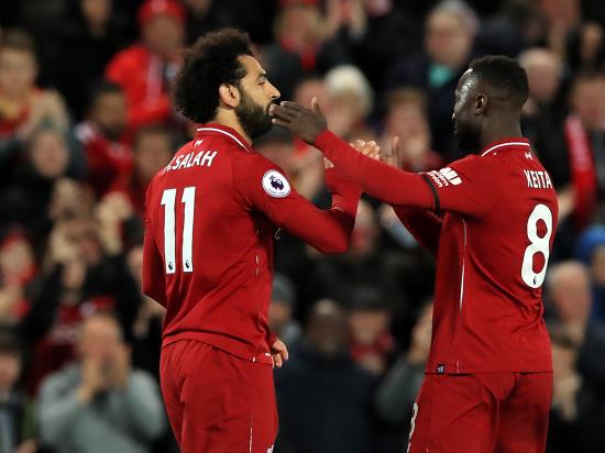 Five-star show sees Reds return to top of Premier League