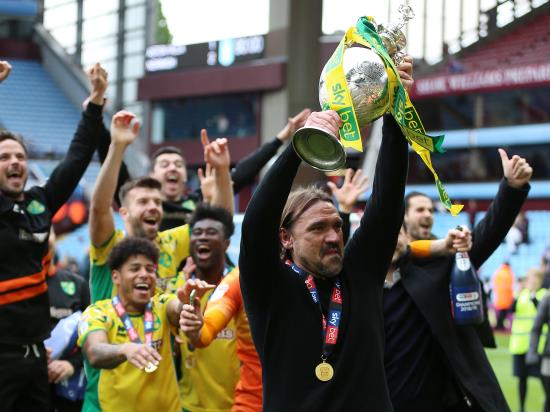 Daniel Farke calls Norwich’s title win the ‘icing on the cake’