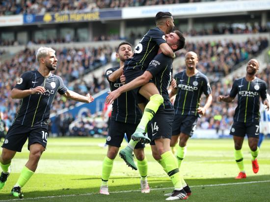 Manchester City clinch Primer League title after comeback win over Brighton