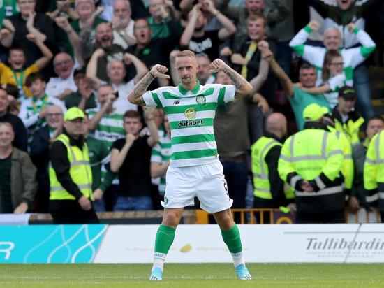 Leigh Griffiths free-kick helps Celtic rally to victory at Motherwell