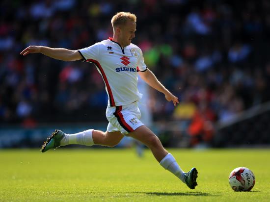 MK Dons midfielder Ben Reeves to miss Peterborough clash through injury