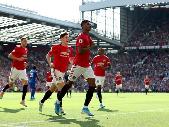 Manchester United cure their penalty ills as Leicester are beaten