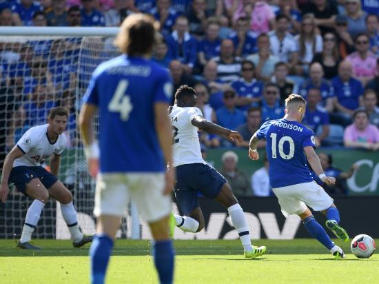 Maddison fires Foxes to victory over Spurs