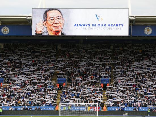 Leicester remember Vichai Srivaddhanaprabha with comeback win against Burnley