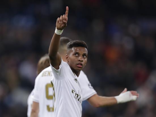 Zidane pays tribute to Rodrygo after Champions League hat-trick