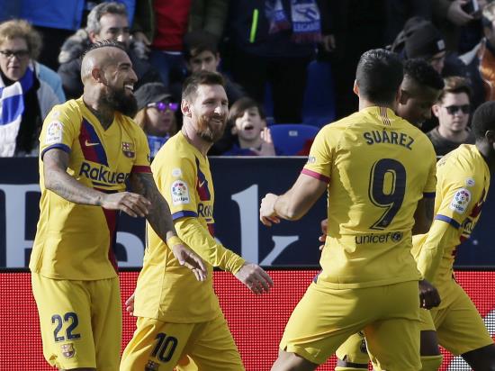 Arturo Vidal snatches Barcelona victory at Leganes