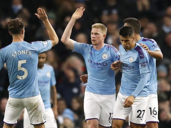 De Bruyne and Mahrez on target as Manchester City strike back for Chelsea win