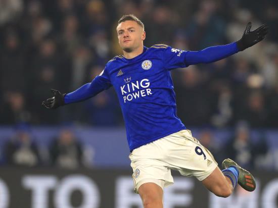 Vardy stretches scoring run as Leicester return to second