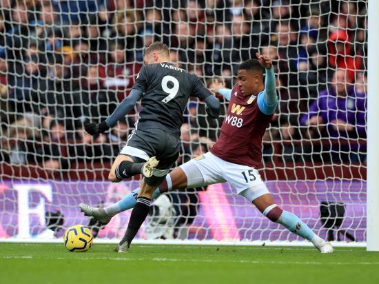 Jamie Vardy nets for eighth consecutive game as Leicester hammer Aston Villa