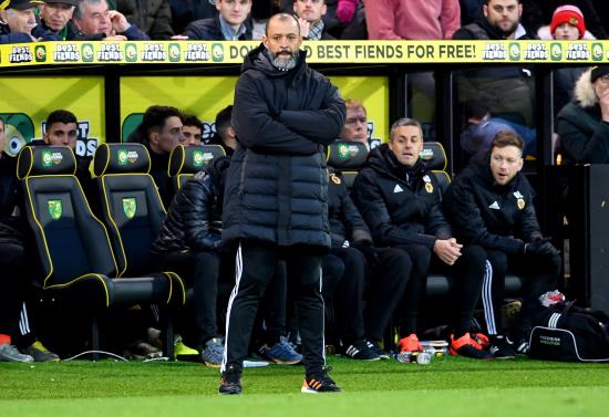 Nuno admits Wolves rode their luck before launching comeback at Norwich