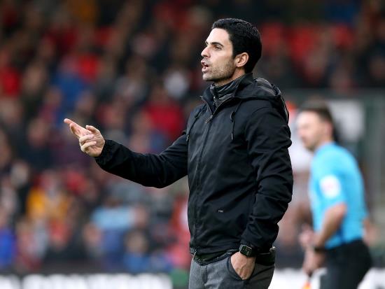 Arsenal mark Mikel Arteta’s first game in charge with point at Bournemouth