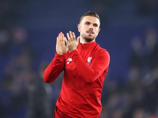 Liverpool vs Wolves - Jordan Henderson available as Liverpool face Wolves