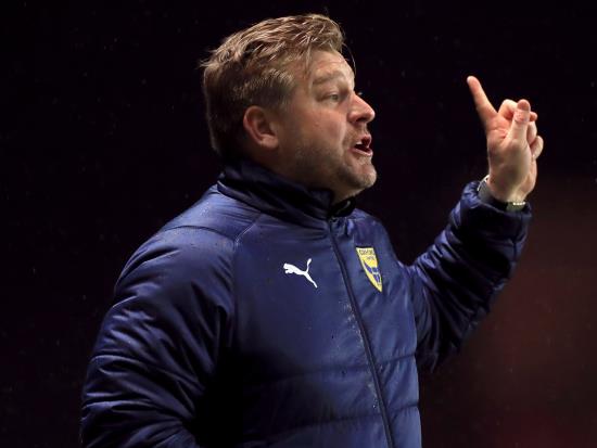 Robinson praises Oxford players after victory over AFC Wimbledon